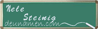 Nele Steinig Visitenkarte